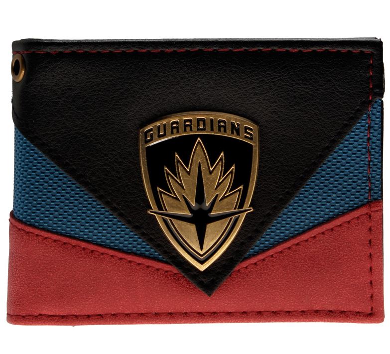 chez-rhox-geek-stop-wallet-marvel-guardians-of-the-galaxy-red-blue-black-metal-logo-with-chain.JPG