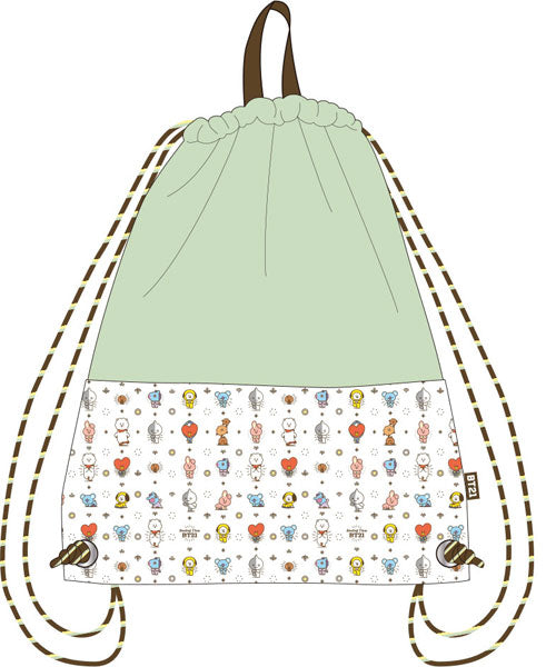 chez-rhox-geek-stop-drawstring-bag-bt21-line-friends-with-pocket-sports-green-white-5.jpg