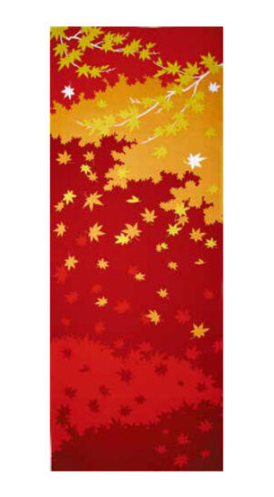 chez-rhox-le-geek-stop-japanese-traditional-hand-towel-tenugui-autumn-falling-maple-leaves-kaede-red-orange-2.jpg
