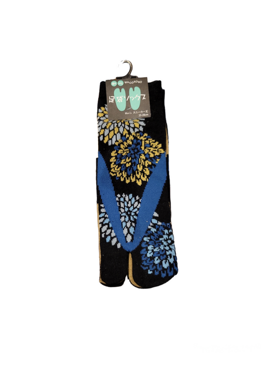 chez-rhox-geek-stop-socks-tabi-hydrangea-and-geta-blue-yellow-black-25-28cm.png