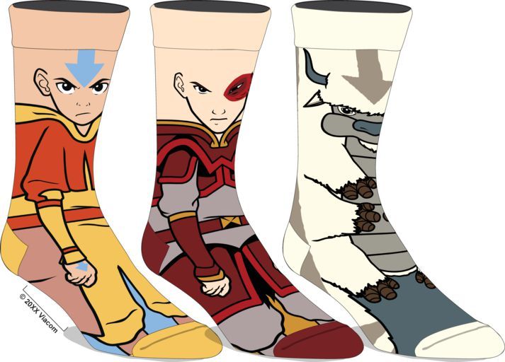 chez-rhox-geek-stop-socks-nickelodeon-avatar-the-last-airbender-aang-zuko-appa-crew-3-pairs.jpg