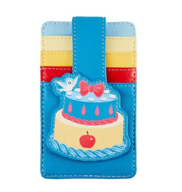 chez-rhox-geek-stop-card-holder-disney-princess-snow-white-cake-red-blue-yellow-1.JPG