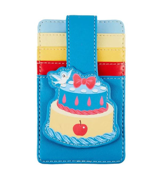 chez-rhox-geek-stop-card-holder-disney-princess-snow-white-cake-red-blue-yellow-1.JPG