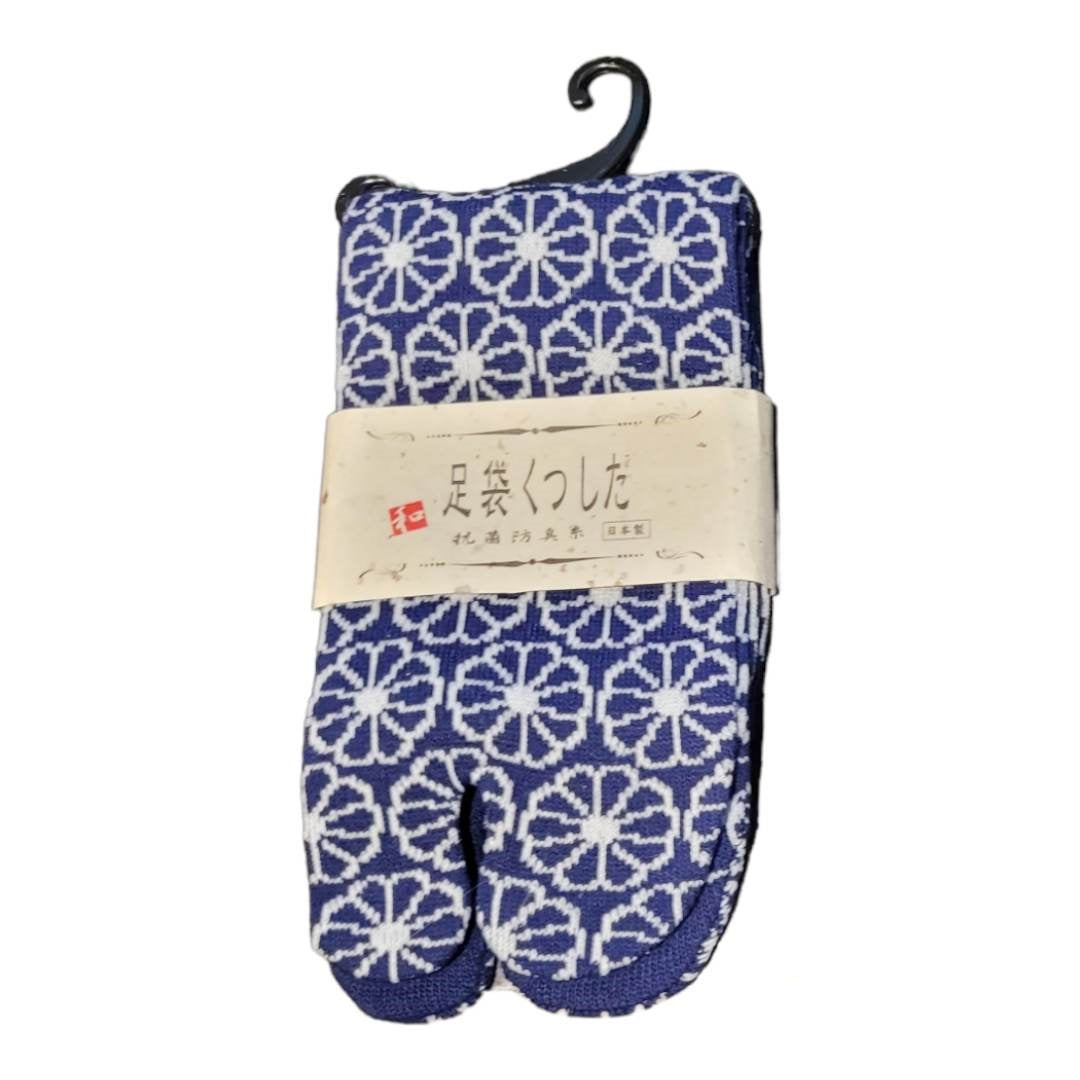 chez-rhox-geek-stop-socks-tabi-chrysanthemum-pattern-blue-and-white-23-25cm.jpg