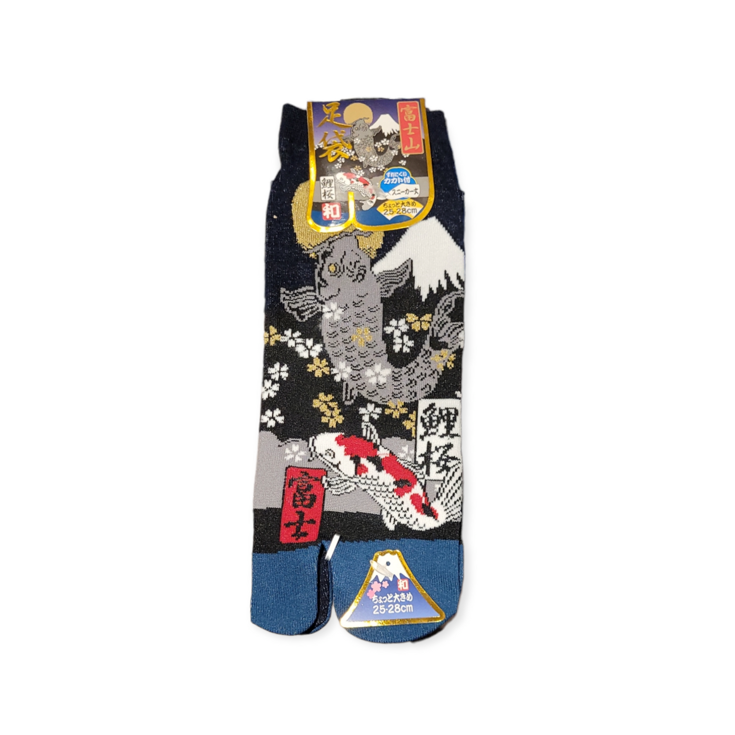 chez-rhox-geek-stop-socks-tabi-koi-carp-jumping-toward-the-moon-sakura-fuji-black-grey-gold-white-25-28cm.png