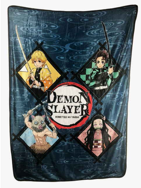 chez-rhox-le-geek-stop-fleece-throw-blanket-kimetsu-no-yaiba-demon-slayer-tanjiro-nezuko-zenitsu-inosuke-logo.PNG