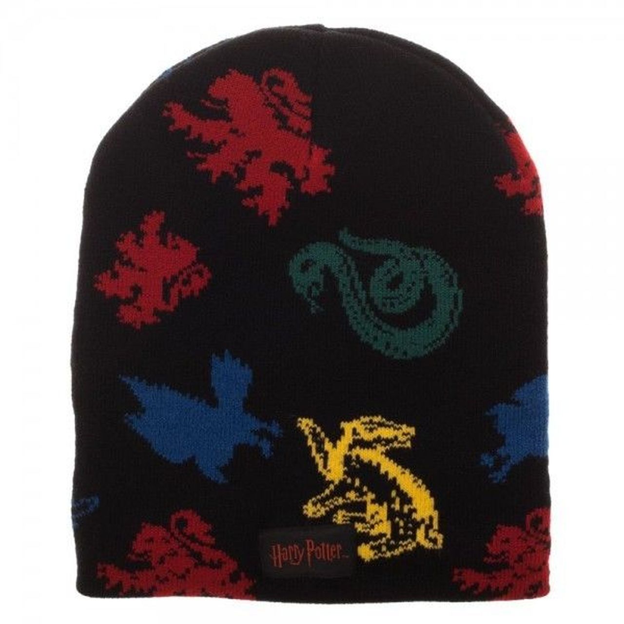chez-rhox-geek-stop-tuque-winter-hat-bioworld-harry-potter-hogwarts-animals-mascots-logo-with-pompom.jpg