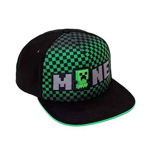 chez-rhox-geek-stop-cap-minecraft-creeper-mine-black-and-green-snapback-youth.jpg
