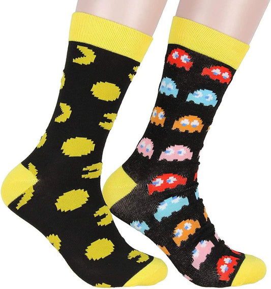 chez-rhox-geek-stop-socks-pac-man-ghosts-yellow-black-2-pair-crew.jpg