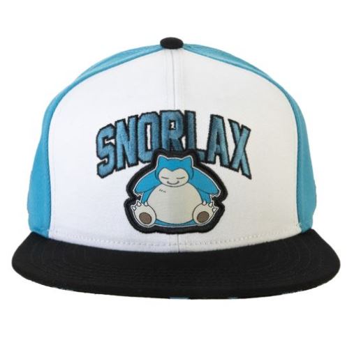 chez-rhox-geek-stop-cap-hat-snapback-nintendo-pokemon-snorlax-patch-143-blue-and-white-snapback-adjustable.JPG
