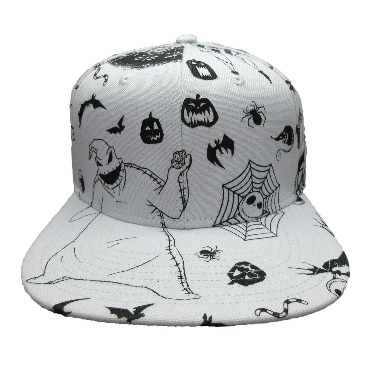 chez-rhox-geek-stop-cap-disney-nightmare-before-christmas-various-characters-black-and-white-snapback-1.jpg
