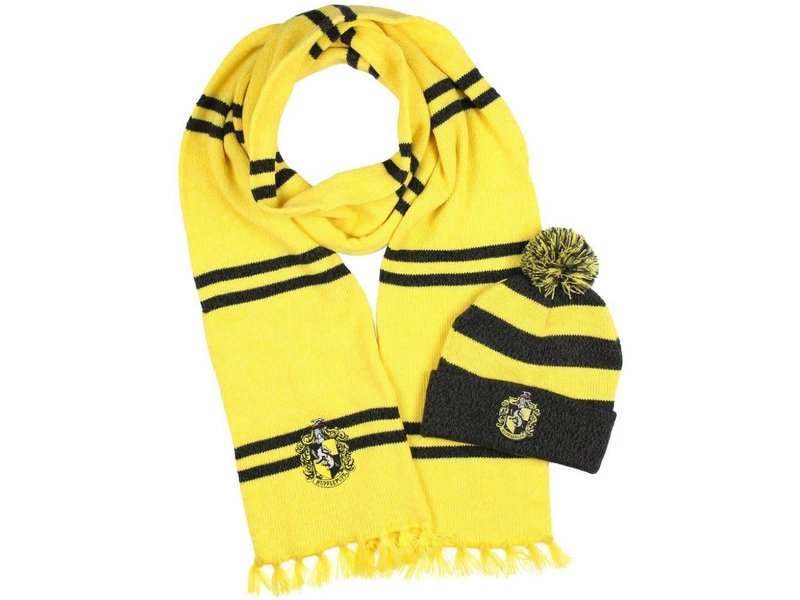 chez-rhox-geek-stop-scarve-harry-potter-black-and-yellow-hufflepuff-mark-with-beanie.jpg