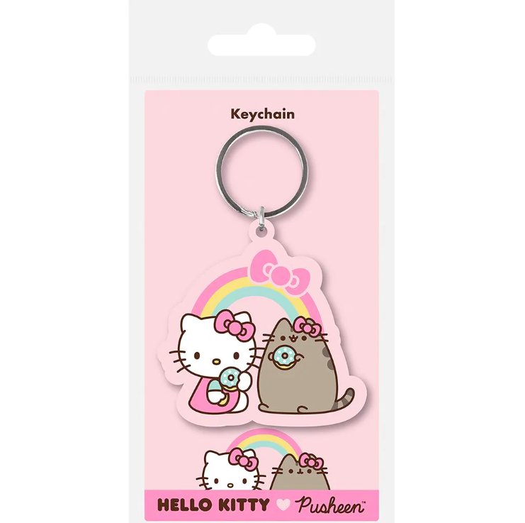 chez-rhox-geek-stop-keychain-sanrio-hello-kitty-and-pusheen-eat-donut-and-rainbow-rubber.png