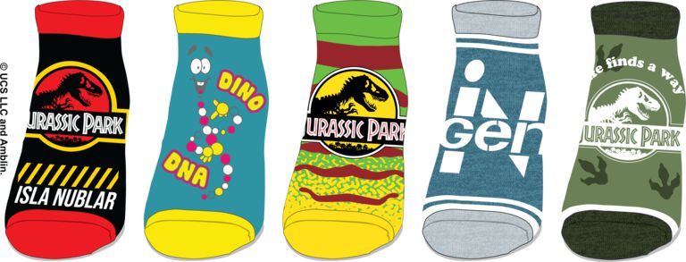 chez-rhox-geek-stop-socks-jurassic-park-logo-ankle-short-5-pair.jpg