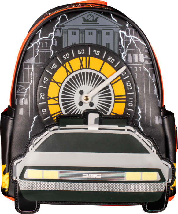 chez-rhox-geek-stop-mini-backpack-back-to-the-future-delorean-and-clock-tower-faux-black-leather.png