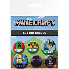 chez-rhox-geek-stop-badges-minecraft-set-of-6.jfif