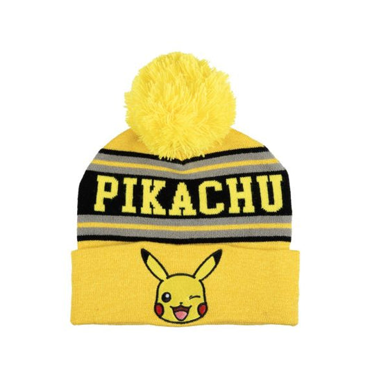 chez-rhox-geek-stop-tuque-winter-hat-pokemon-pikachu-embroidened-yellow-black-gray-pompom.jpg