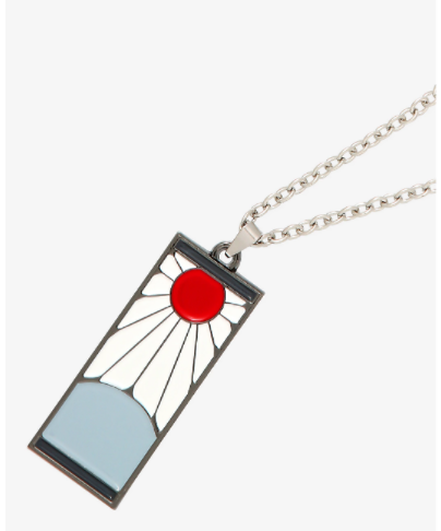 Collier Demon Slayer Kimetsu No Yaiba, Pendentif En Verre De Style Collier Demon Slayer Kimetsu No Yaiba, Pendentif En Verre De Style