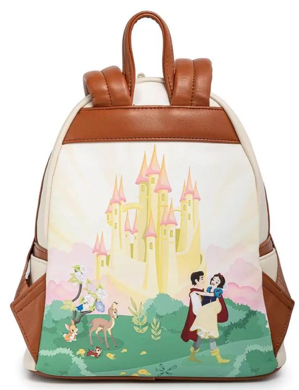 chez-rhox-geek-stop-mini-backpack-disney-princess-snow-white-castle-and-princess-snow-white-playing-with-animals-beige-fake-leather-4.JPG