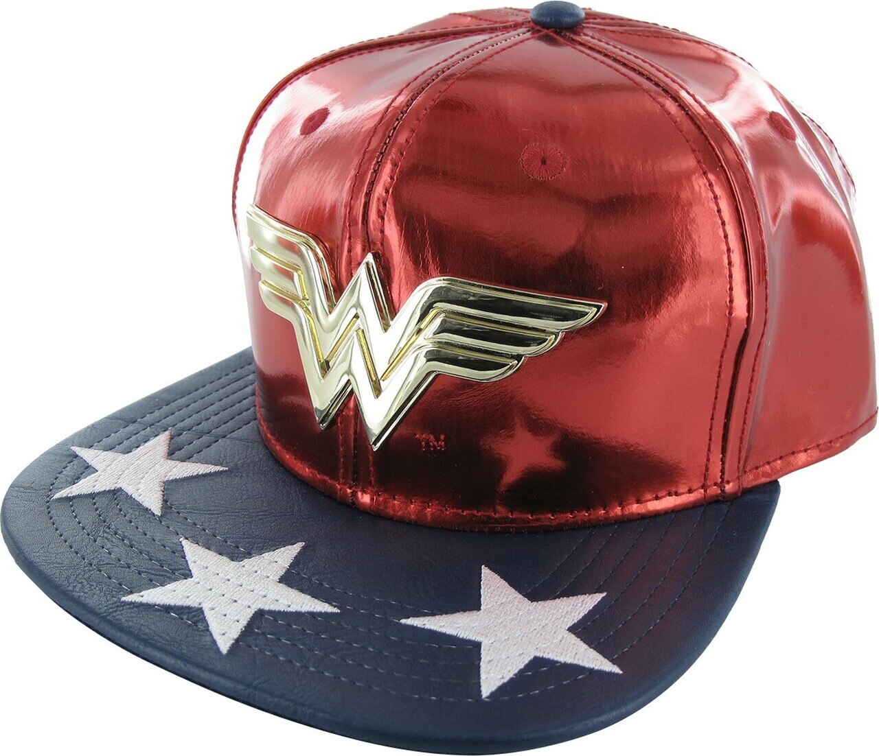 chez-rhox-geek-stop-cap-dc-comics-wonder-woman-red-leather-shiny.jpg