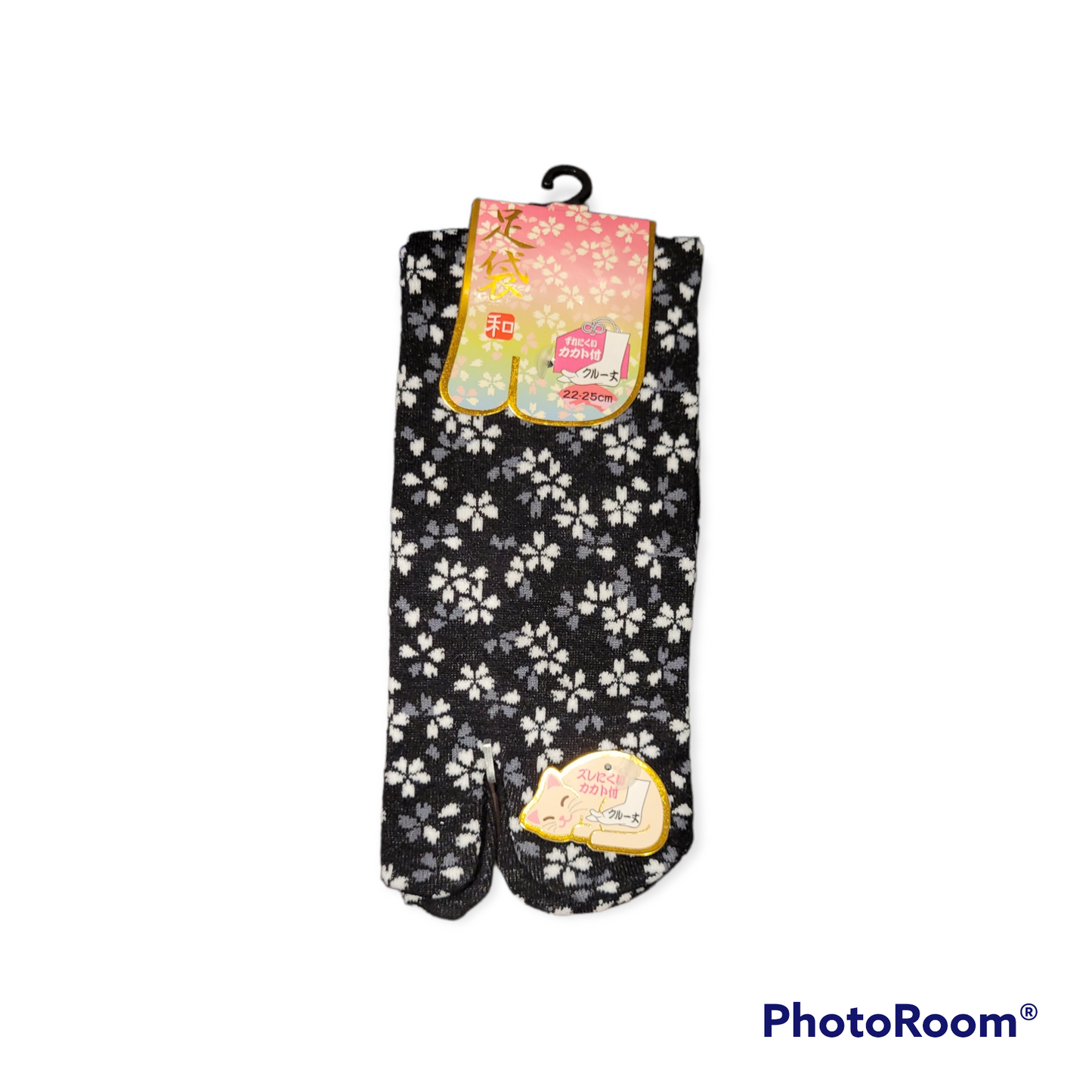 chez-rhox-geek-stop-socks-tabi-sakura-flower-pattern-white-and-black-22-25cm.png