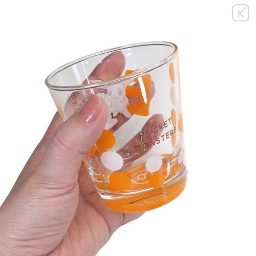 chez-rhox-geek-stop-glass-pokemon-pocket-monsters-pikachu-and eevee-eievui-orange-dots-tumbler-3.jpeg