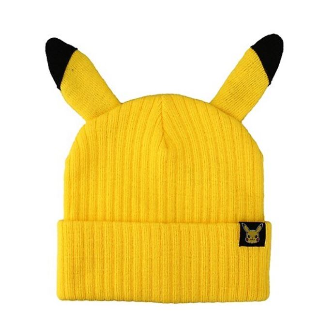 chez-rhox-geek-stop-beanie-winter-hat-pokemon-pikachu-with-3d-ears-and-no-face.JPG