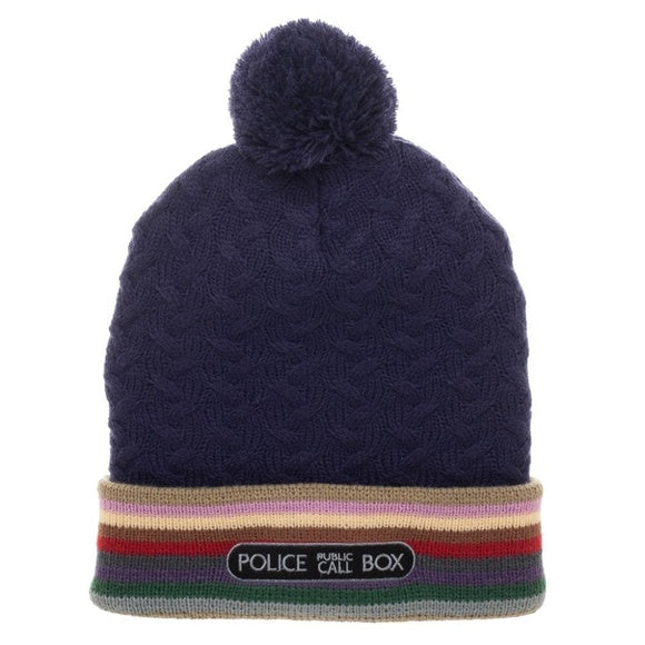 chez-rhox-geek-stop-tuque-winter-hat-beanie-bioworld-bbc-doctor-who-tardis-thirteenth-doctor-13.jpeg