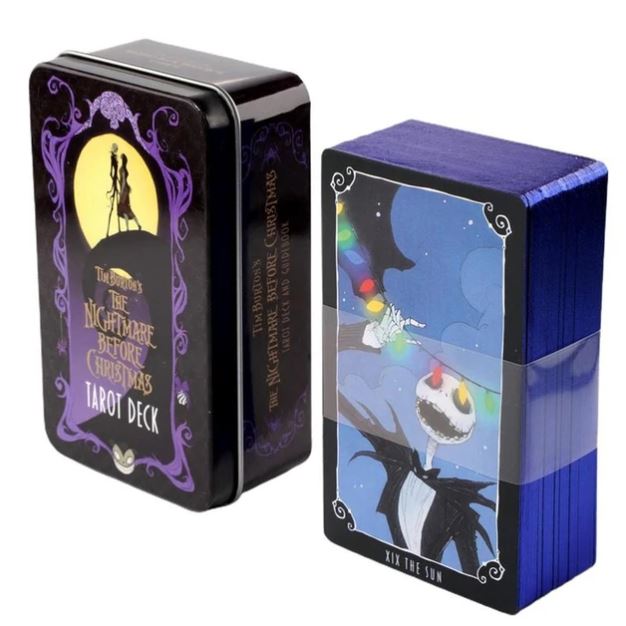 chez-rhox-geek-stop-playing-cards-disney-the-nightmare-before-christmas-jack-and-sally-78-card-tarot-deck.JPG