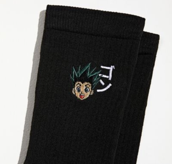 chez-rhox-geek-stop-socks-hunter-x-hunter-gon-embroided-black-1-pair-crew-men-1.PNG