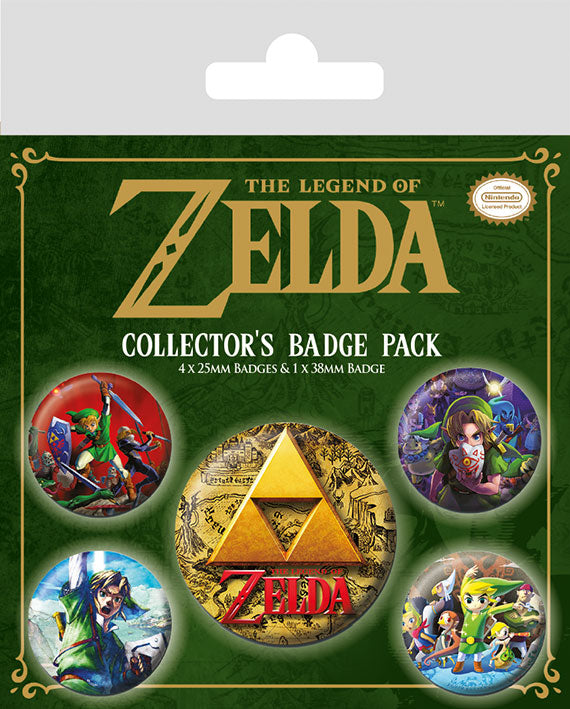 chez-rhox-geek-stop-badge-the-legend-of-zelda-link-and-the-triforce-collector-set-of-5.jpg
