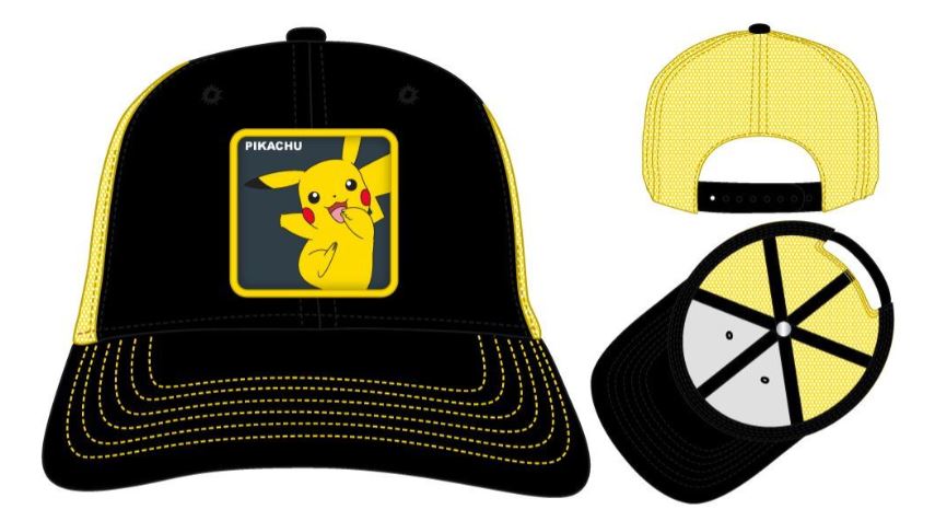 chez-rhox-geek-stop-hat-nintendo-pokemon-yellow-pikachu-patch-adjustable-trucker-style.JPG