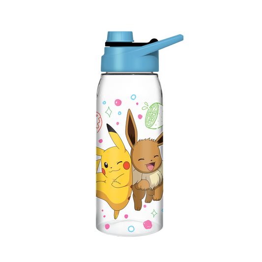 chez-rhox-geek-stop-water-bottle-pikachu-and-eevee-with-food.png