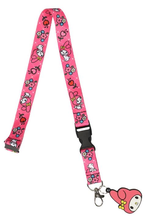 chez-rhox-geek-stop-lanyard-sanrio-my-melodie-with-caoutchouc-keychain.JPG