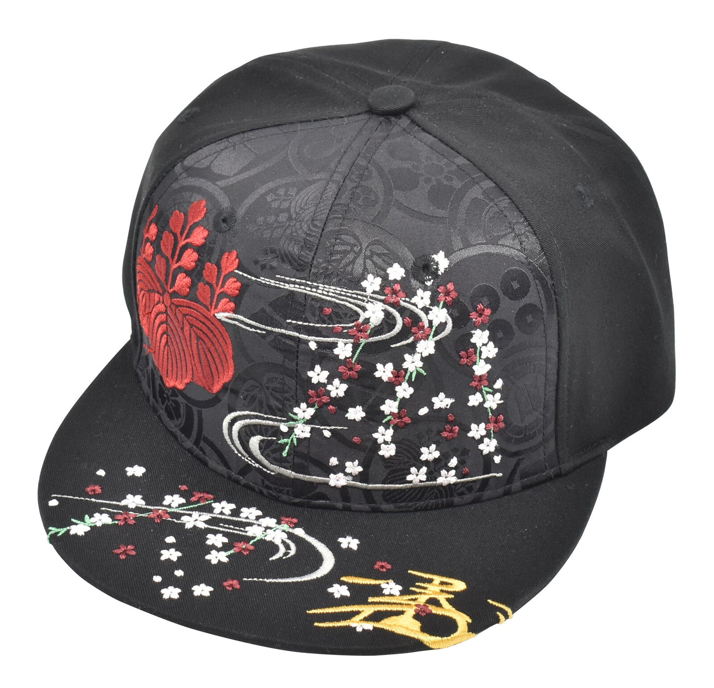 chez-rhox-geek-stop-baseball-cap-ripple-Toyotomi-Hideyoshi-snapback-embroidered-black.jpg