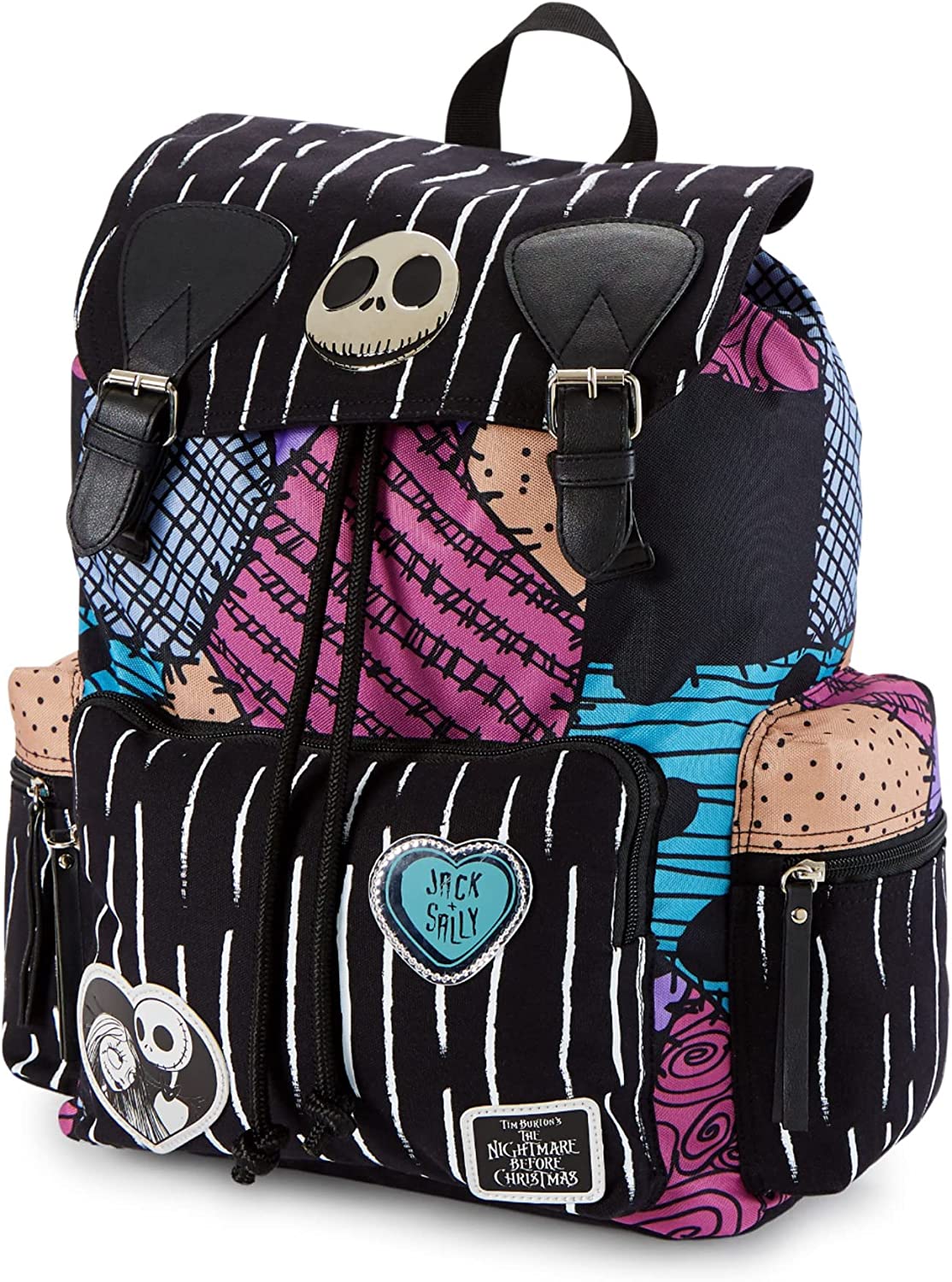 chez-rhox-geek-stop-backpack-disney-nightmare-before-christmas-pattern-rucksack-metal-badges-jack-and-sally-multicolor-2.jpg