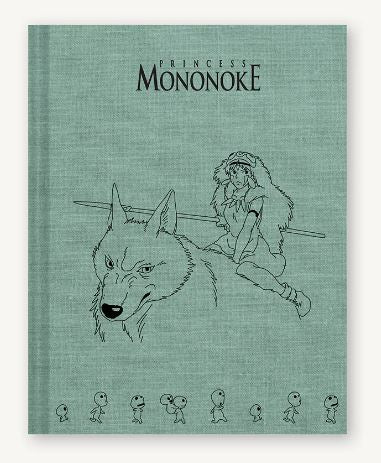 chez-rhox-geek-shop-notebook-studio-ghibli-princess-mononoke-sketchbook-green.JPG