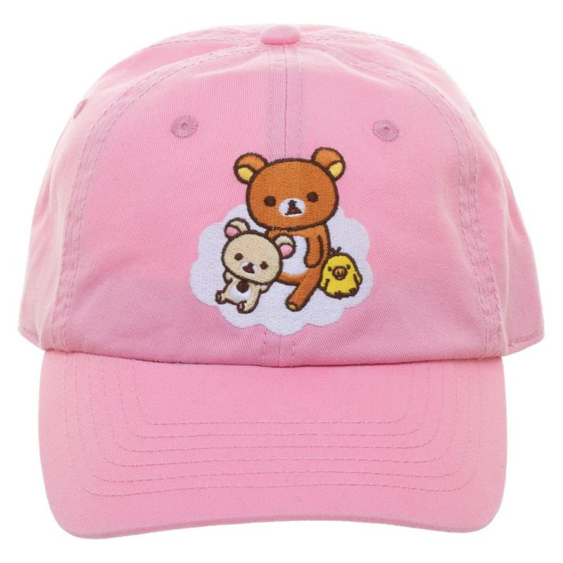 chez-rhox-geek-stop-cap-rillakuma-pink-sitting-on-cloud-adjustable.jpg