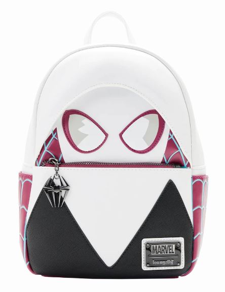 chez-rhox-geek-stop-mini-backpack-marvel-spider-man-gwen-stacy-wqhite-black-red-and-blue-webs-faux-leather.JPG