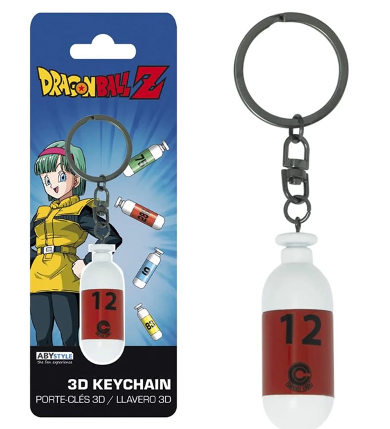 Porte-clés 3D Capsule Dragon Ball - ABYSTYLE - Accessoire Officiel Anime