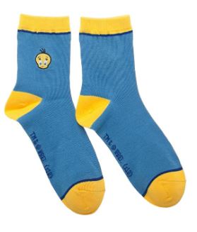 chez-rhox-geek-stop-socks-the-looney-tunes-tweety-bird-1-pair-anklet-yellow-blue-1.JPG