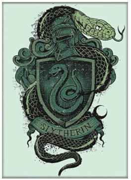 The Wizarding World: Harry Potter - Slytherin Snake Crest Poster The Wizarding World: Harry Potter - Slytherin Snake Crest Poster
