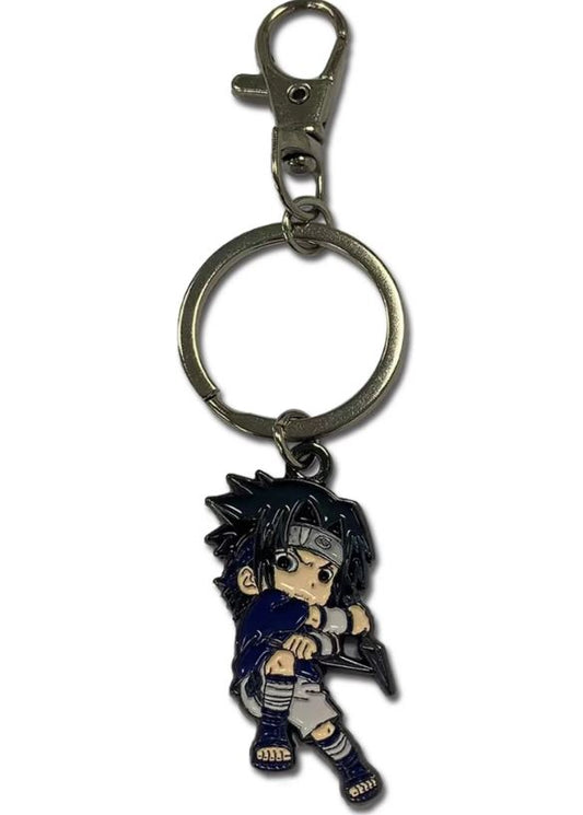 chez-rhox-geek-stop-keychain-naruto-shippuden-sasuke-uchiha-with-kunai-metal.JPG