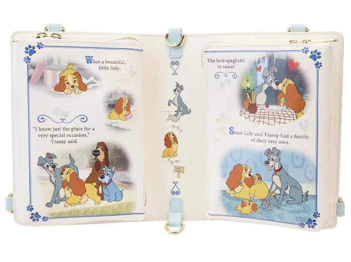 chez-rhox-geek-stop-crossbody-disney-lady-and-the-tramp-book-of-lady-and-the-tramp-blue-and-white-faux-leather-2.JPG