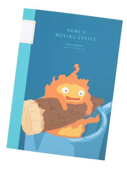 chez-rhox-geek-stop-notebook-studio-ghibli-howls-moving-castle-graph-paper-b6-calcifer.JPG