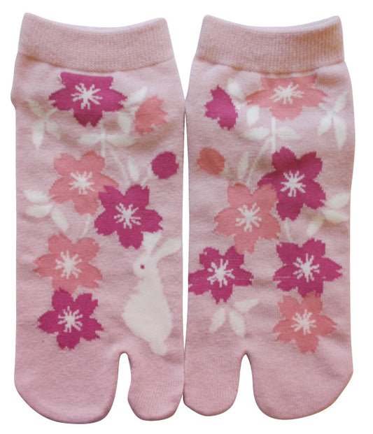 chez-rhox-geek-stop-socks-usagi-bunny-in-the-sakura-flowers-pink-25-28cm.jpg