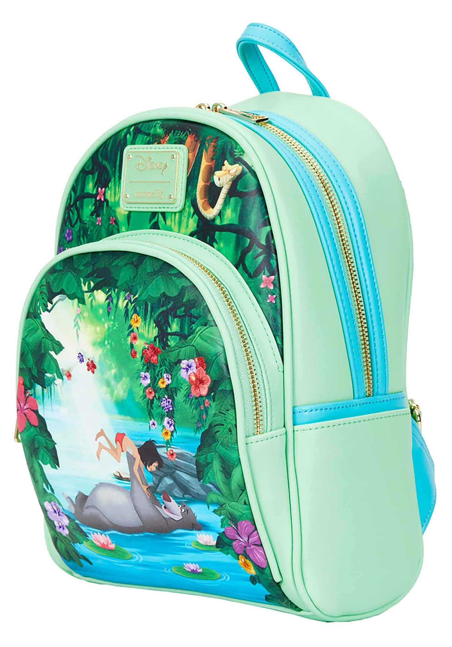 chez-rhox-geek-stop-mini-backpack-disney-jungle-book-Baloo-Mowgli-Ka-in-the-jungle-fake-leather-green-3.jpg