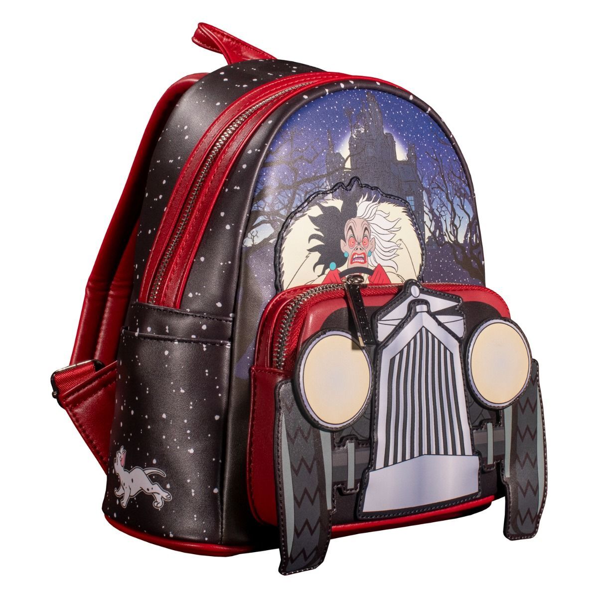 chez-rhox-geek-stop-backpack-disney-villains-cruella-in-car-red-and-black-in-fake-leather-2.jpg