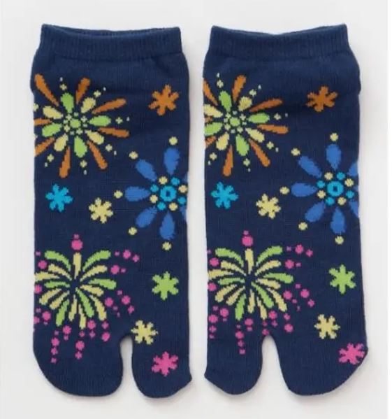 chez-rhox-geek-stop-socks-tabi-fireworks-blue-23-25cm.JPG