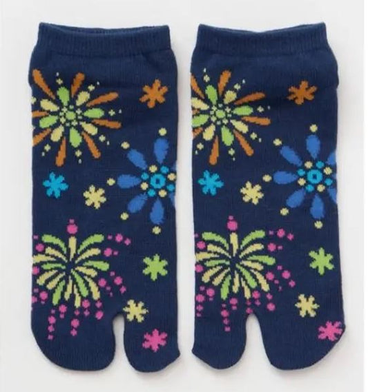 chez-rhox-geek-stop-socks-tabi-fireworks-blue-23-25cm.JPG